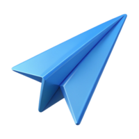 bold enchanting Scalable icon of a paper airplane. Clean lines, crisp edges. Minimal design. Flat color with Scalable Design. 8K png