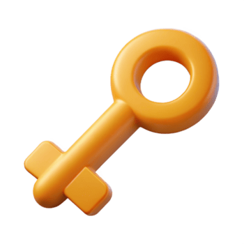 dramático imaculado uma simétrico chave ícone. peso único AVC, plano cor, com escalável Projeto. genuíno png