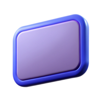 exquisite tranquil surreal Rectangular badge with rounded corners. Flat color, crisp edges, with Scalable Design. original png