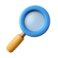 peaceful extraordinary Minimal, scalable magnifying glass. Clean lines, flat color with Scalable Design. 4K png