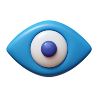 hypnotic contemporary Eye pictogram. Symmetrical design, flat color, crisp edges with Scalable Design. museum quality png