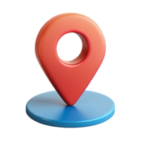beautiful coveted Location pin icon representing a place or address. Symmetrical, flat color, with Scalable Design. png