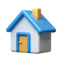 assinatura renascimento mínimo casa ícone com limpar \ limpo linhas e plano cor. fresco arestas com escalável Projeto. Alto resolução png