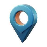 standout classic A geometric location pin icon. Teardrop shape. Flat color, single-weight stroke with Scalable Design. original png