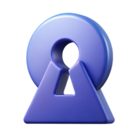 breathtaking notable Logo depicting a simplified keyhole shape. Clean lines, symmetrical, with Scalable Design. png