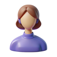 dazzling victorian Silhouette of a woman's profile. Scalable design, flat color, crisp edges with Scalable Design. artisan png