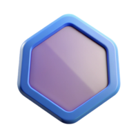 standout impressionist Octagonal badge with rounded corners. Clean lines, scalable, minimal with Scalable Design. genuine png