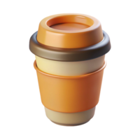 unforgettable retro Minimalist design of a coffee cup. Crisp edges, flat color. with Scalable Design. luxury png