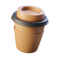 elegant contemporary A minimalist representation of a coffee cup. Flat color, crisp edges, with Scalable Design. 8K png