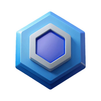 inigualável nórdico geométrico logotipo Sediada em a octógono forma. fresco arestas, plano cor, mínimo com escalável Projeto. refinado png