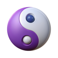 distinguished modern Symmetrical, flat color design of a yin yang symbol. Clean lines, with Scalable Design. museum quality png