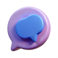 exquisite playful retro Speech bubble badge, minimal design. Flat color, single-weight stroke, with Scalable Design. 4K png