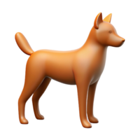 breathtaking art deco Silhouette of a playing dog. Clean lines, crisp edges, flat color with Scalable Design. exclusive png