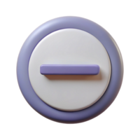 intense immaculate Pictogram of a minus sign. Flat color, single-weight stroke, minimal with Scalable Design. original png