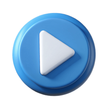 captivating passionate creative Play button icon. Triangle pointing right. Scalable, solid color with Scalable Design. studio quality png