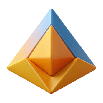 apaixonado majestoso Expandindo triângulos, mínimo, plano cor, limpar \ limpo linhas com escalável Projeto. autêntico png