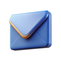 etéreo lindo envelope ícone com uma aba. fresco arestas, peso único acidente vascular encefálico com escalável Projeto. ultra hd png