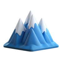 enchanting calm urban Stylized mountain range, crisp edges, flat color. Minimal, with Scalable Design. sharp png