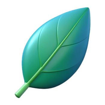 elegante nórdico fresco arestas definidor uma simples folha forma. plano cor, limpar \ limpo linhas, com escalável Projeto. afiado png