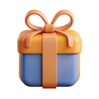 dazzling reflective rustic Isometric gift box, flat red color, crisp edges, single-weight stroke with Scalable Design. premium png