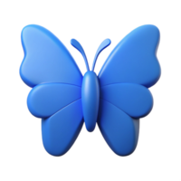 majestoso romântico impressionista simétrico borboleta silhueta. fresco arestas, peso único AVC, plano azul com escalável Projeto. original png