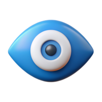 remarkable industrial Eye pictogram. Symmetrical design, flat color, crisp edges with Scalable Design. 8K png