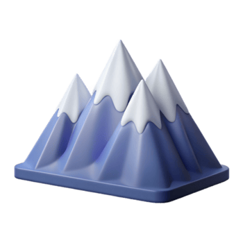 timeless modern Scalable line art of a mountain range. Single-weight stroke, minimal, flat color with Scalable Design. top-tier png