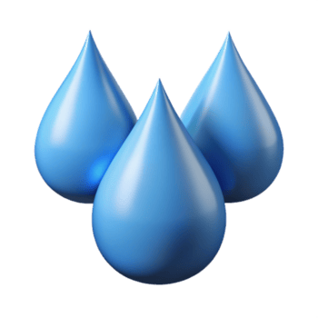 impressionante raro uma simétrico arranjo do lágrimas. plano cor. com escalável Projeto. png