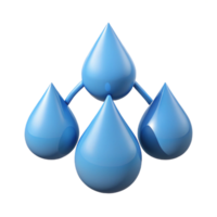 hypnotic dreamy baroque Series of connected teardrops, single-weight stroke, flat color. with Scalable Design. high quality png