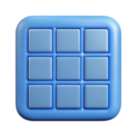 gorgeous futuristic Square grid, scalable, single-weight stroke, clean lines with Scalable Design. artisan png