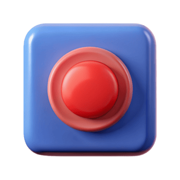 melancholic exquisite Stop button icon in a square shape. Crisp edges, solid colors, with Scalable Design. high quality png