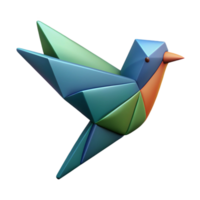 captivating geometric Abstract bird with triangular wings. Flat color, geometric, single-weight stroke with Scalable Design. authentic png