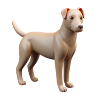 sedutor brincalhão surreal peso único AVC, plano cor ilustração do uma cachorro. fresco arestas, mínimo com escalável Projeto. impecável png