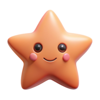 enchanting distinctive Symmetrical five-pointed star character with a friendly face. Single-weight stroke, minimal, clean lines with Scalable Design. png