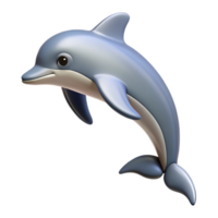dynamic gorgeous Silhouette of a jumping dolphin. Crisp edges, clean lines, flat color with Scalable Design. authentic png