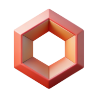 dramatic vibrant Geometric logo based on a pentagon shape. Crisp edges, flat color, minimal with Scalable Design. handcrafted png