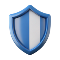 gorgeous whimsical artistic Shield badge with a single stripe. Minimal, crisp edges, flat color with Scalable Design. premium png
