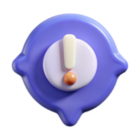 extraordinary dynamic bohemian Speech bubble badge with an exclamation mark. Clean lines, scalable, crisp edges with Scalable Design. perfect clarity png