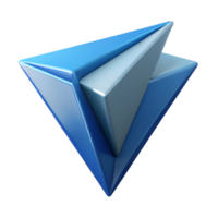 breathtaking memorable Geometric shapes forming an abstract arrow. Crisp edges, minimal design with Scalable Design. png