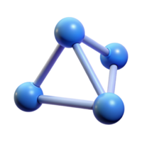 romantic dazzling Three connected dots forming a triangle. Minimal, single-weight stroke, with Scalable Design. crisp png