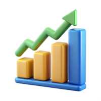 nostalgic dramatic Upward trending arrow chart with three data points. Clean lines, single-weight stroke with Scalable Design. refined png
