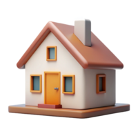 spectacular mid-century Clean lines depicting a simple house. Flat color, minimal design with Scalable Design. top-tier png