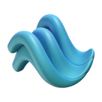 vibrant contemporary Wave pattern with crisp edges. Single-weight stroke, flat color. Scalable, minimal with Scalable Design. high quality png