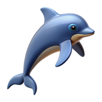 magnificent calm elegant Silhouette of a jumping dolphin. Flat color, crisp edges, with Scalable Design. perfect clarity png
