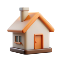 extraordinary surreal A minimalist house icon. Roof, walls, chimney. Clean lines, flat color with Scalable Design. flawless png
