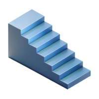 beautiful ethereal coastal Isometric staircase, minimal design, single-weight stroke, with Scalable Design. expertly shot png