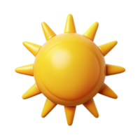 serene tranquil tropical Symmetrical, flat color design of a sun with crisp edges with Scalable Design. premium png