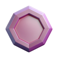 enchanting mysterious baroque Octagon pattern, symmetrical, flat color, crisp edges with Scalable Design. fine detail png