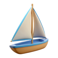 sumptuous exemplary Clean lines depicting a sailboat. Flat color, with Scalable Design. png