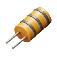 enchanting peaceful elegant Technical schematic of a simple resistor. Clean lines, with Scalable Design. sharp png